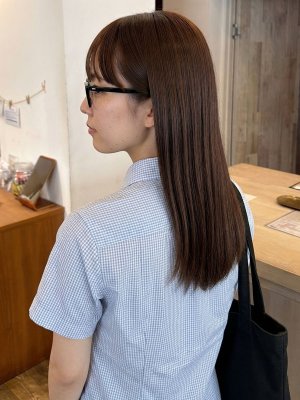 ツヤ感◎内巻きストレートボブ【和泉中央駅】