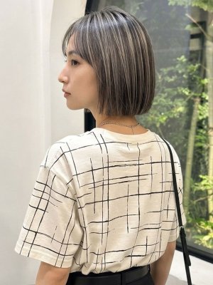 大人女性向けグレージュショート【和泉中央駅】
