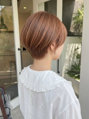 丸みショートで小顔効果◎【和泉市】