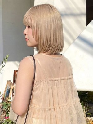 透明感カラーのレイヤーボブ【和泉市】
