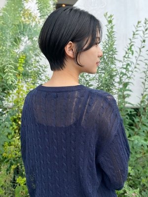 丸みショートで大人可愛く【和泉中央駅】