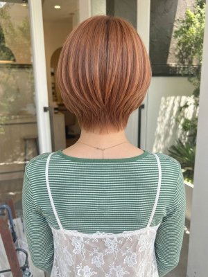 丸みショートで美人顔【和泉市】