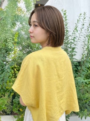 丸みショートで大人可愛く【和泉市】