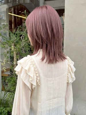透明感ピンクで大人可愛く/和泉府中駅3分