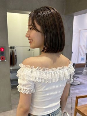 大人女子に似合う！清潔感ボブ/和泉府中駅3分