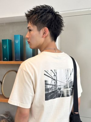 束感ショート！クセ毛風マッシュ【和泉市】