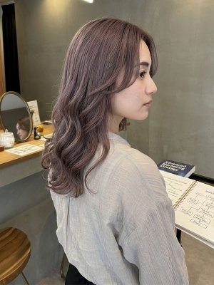 大人女子向け！透明感カラーミディ【和泉市】