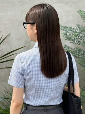 ツヤ髪ストレートミディアム【和泉市】