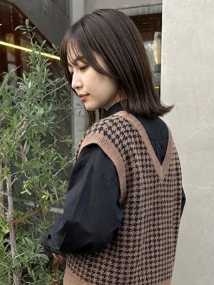 垢抜けミディで大人可愛く【和泉市】