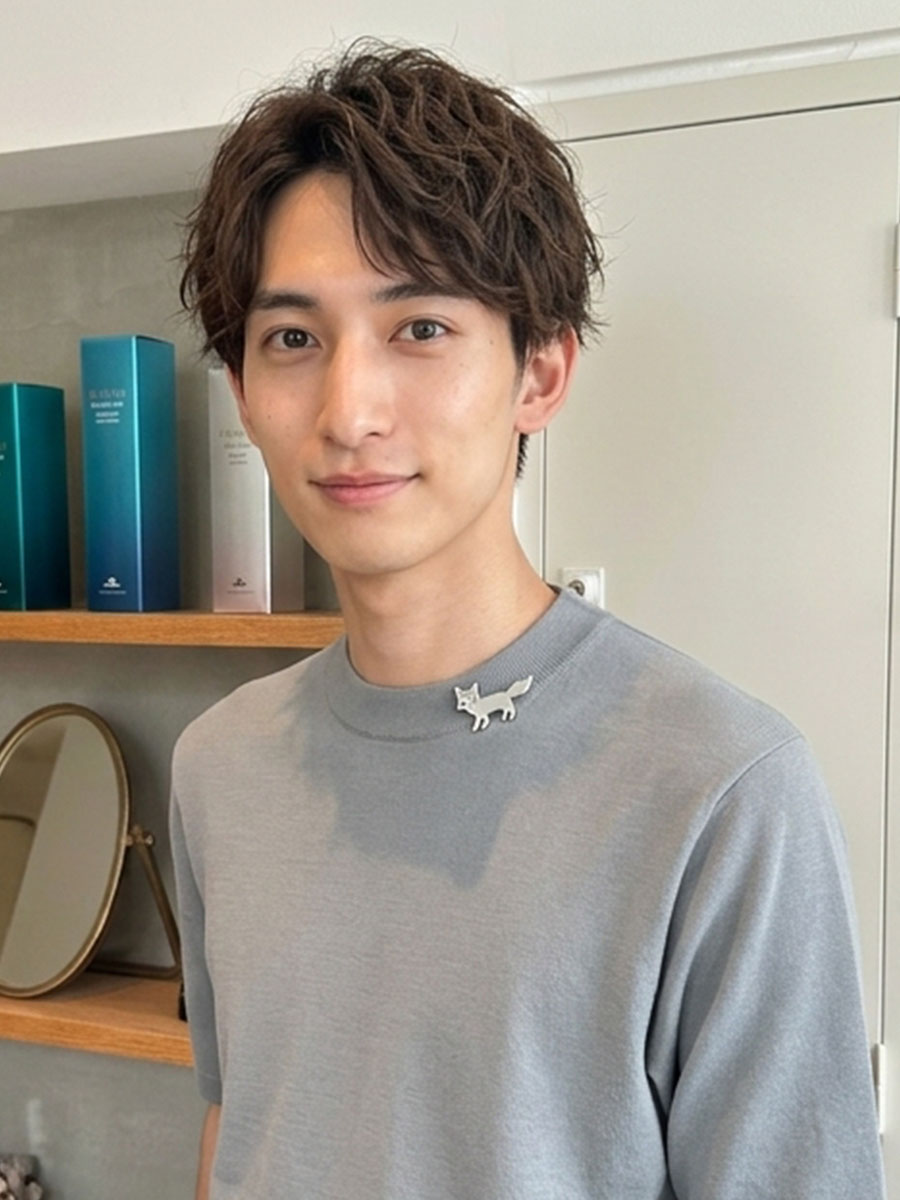 マッシュウルフで垢抜け/和泉府中