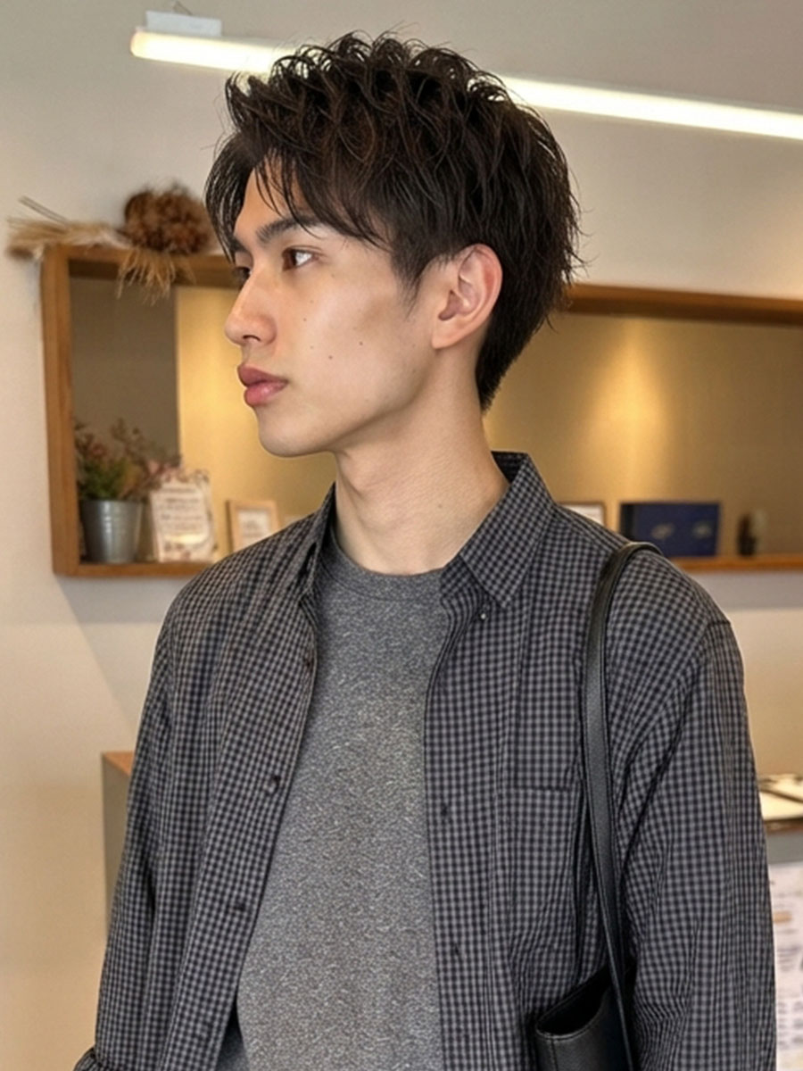 大人メンズ無造作ショート/和泉府中